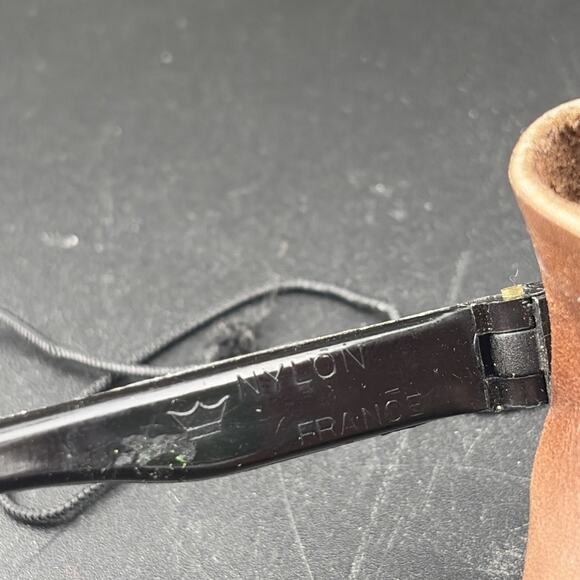 Retro 80s VTG Bolle Design FRC Round Glacier Sunglasses Nylon Frame / See Pic - Picture 10 of 12